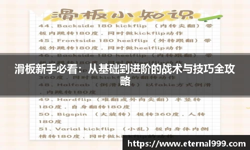 滑板新手必看：从基础到进阶的战术与技巧全攻略